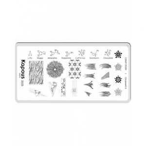 Пластина для стемпинга Crazy story Ornament 4 Пластина для стемпинга Crazy story Ornament 4