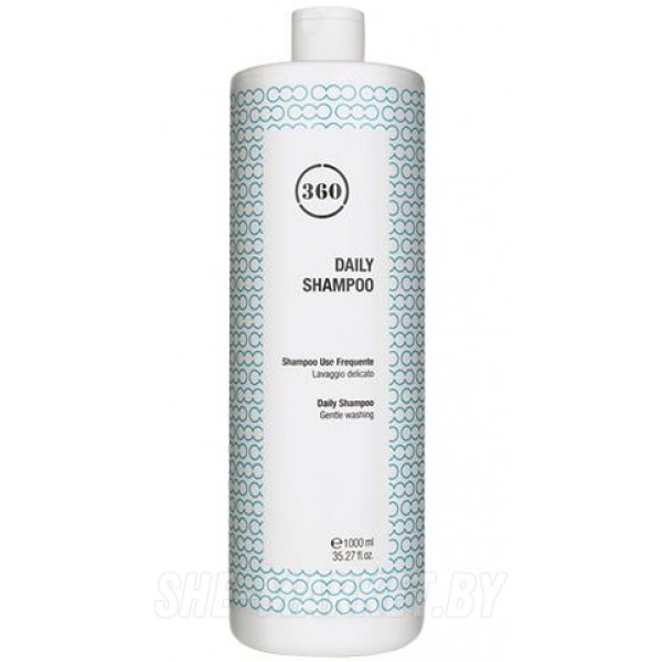 Ежедневный шампунь для волос с экстрактами алтея и мальвы 360 Daily Shampoo, 1л