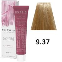 Крем-краска для волос AURORA 9.37 Permanent Hair Color, 60мл