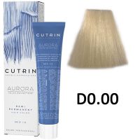 Безаммиачный краситель для волос AURORA D0.00 Demi Permanent Hair Color, 60мл