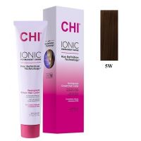 Безаммиачная крем-краска для волос Ionic Permanent Shine Hair Color 5W, 85гр