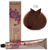 Крем-краска для волос LIFE COLOR PLUS 7,32/7MBC золотисто-ирисовый блондин 100мл