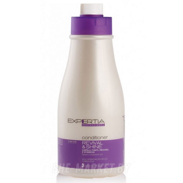 Кондиционер для восстановления и блеска окрашенным волосам Expertia, 1500мл
