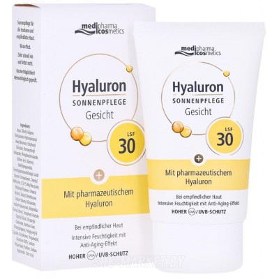 Солнцезащитный крем для лица Hyaluron SPF 30, 50мл