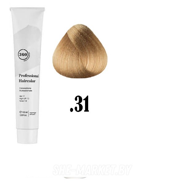 Краска для волос 360 PERMANENT HAIRCOLOR ТОН - .31, 100мл