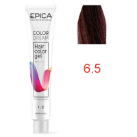 Гель-краска COLORDREAM 6.5 русый красный махагоновый, 100мл