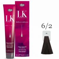 Краска для волос LK OPC Oil Protection Complex 6/2 темный блондин пепельный, 100мл