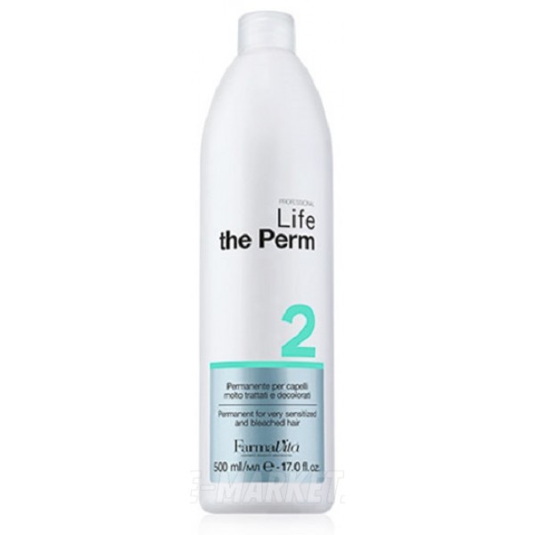 Химическая завивка для сильно поврежденных и осветленных волос Life The Perm 2, 500мл