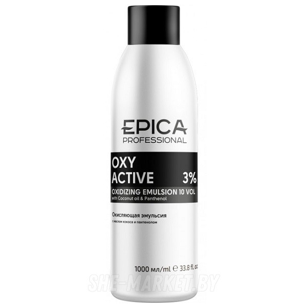 Кремообразная окисляющая эмульсия Oxy Active 3 % (10 vol), 1л