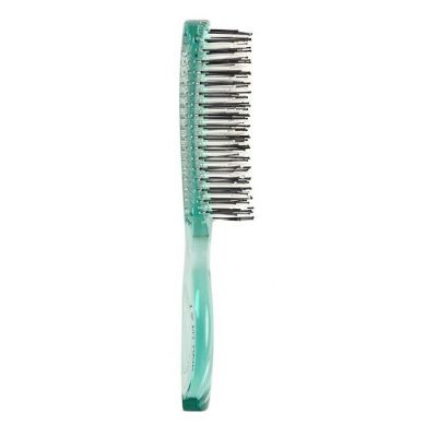 Щетка для волос Aqua Brush зеленая прозрачная М в тубе