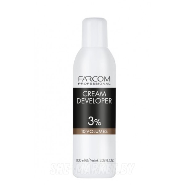 Окисляющий крем для волос Cream Developer 10 VOL 3%, 100мл