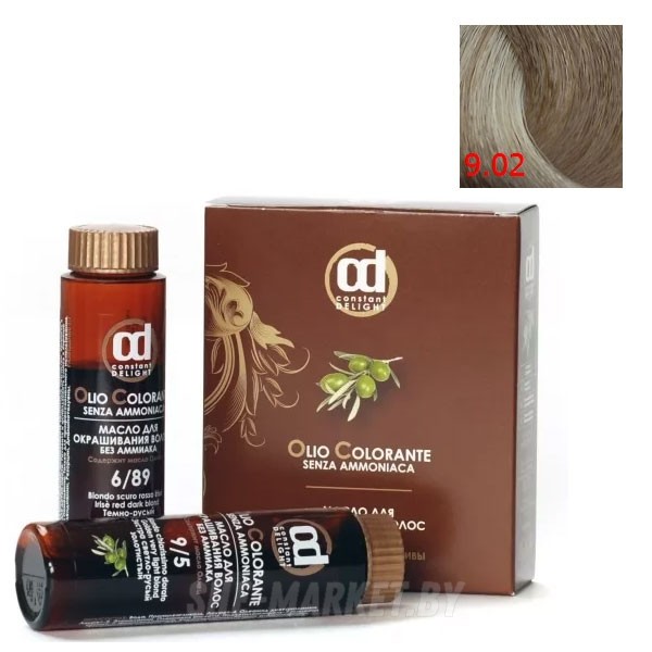 Масло для окрашивания волос Olio Colorante 9.02, 50мл