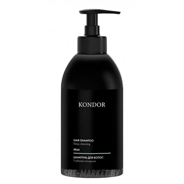 Шампунь для волос глубокое очищение Мята Care Hair&Body, 300мл