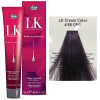 Краска для волос LK OPC Oil Protection Complex  4/88 каштановый фиолетовый интенсивный 100мл