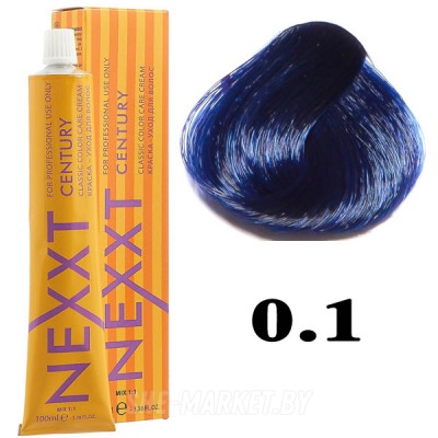 Краска для волос Century Classic ТОН - 0.1 голубой 100мл (blue ), 100мл