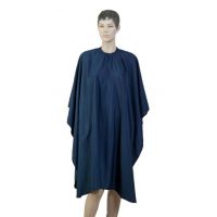 Пеньюар для стрижки AA09Deep Blue Матовый, полиэстер, темно-синий, 128х148 см, на крючках