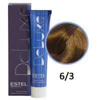 Краска-уход для волос Deluxe 6/3 темно-русый золотистый 60мл