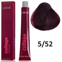 Краска для волос Collage creme hair color ТОН - 5/52, 60мл