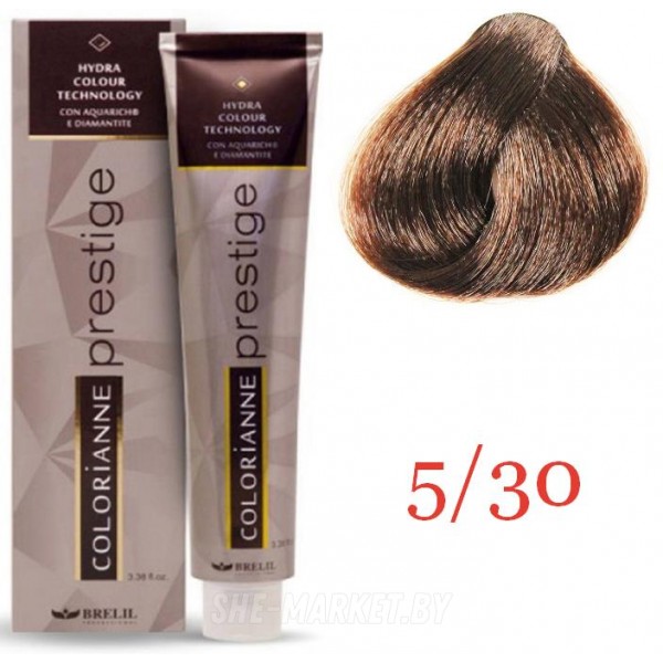 Крем краска для волос Colorianne Prestige ТОН - 5/30 Светлый золотистый шатен, 100мл