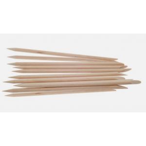 Палочки для маникюра деревянные, 15 см (10 шт/упак)