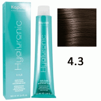 Крем-краска для волос Hyaluronic acid  4.3 Коричневый золотистый, 100 мл