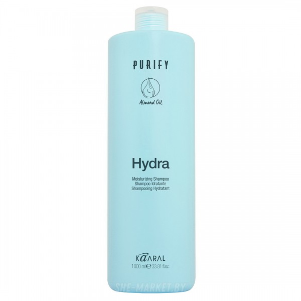 Увлажняющий шампунь для сухих волос Hydra Purify Moisturizing Shampoo, 1 л