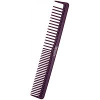 Расческа рабочая CARBON BORDO комбинированная, узкая, антистатик, 22см
