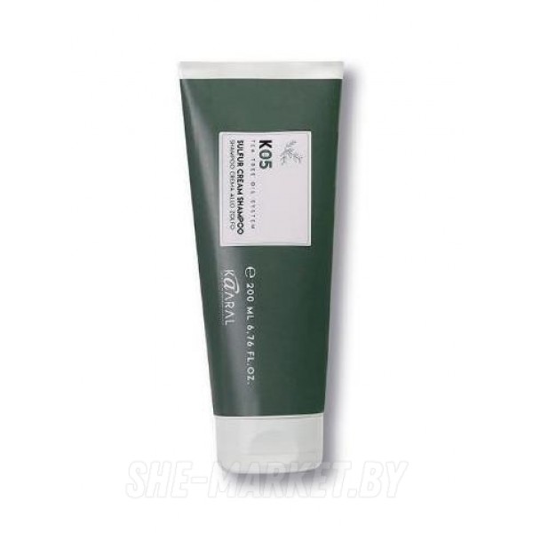 Крем-шампунь на основе серы Shampoo sulfur cream K05 HAIR CARE, 200мл