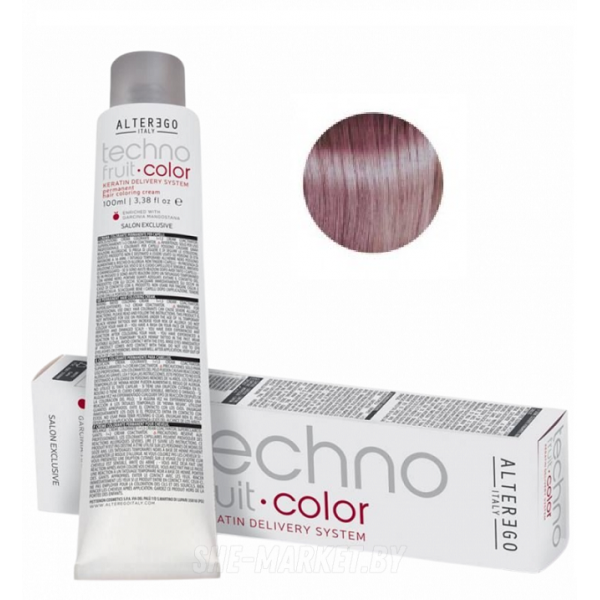 Краска для волос перманентная Techno Fruit Color 10/12 пепельный ирис, 100мл