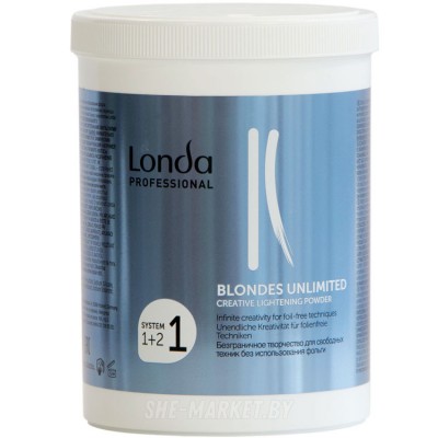 Креативная осветляющая пудра Blondes Unlimited Creative Lightening Powder, 400мл