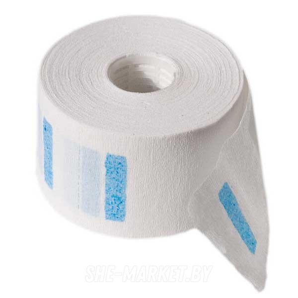 Воротнички бумажные с клеевой полоской для фиксации, 5 рулонов по 100шт