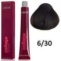 Краска для волос Collage creme hair color ТОН - 6/30, 60мл