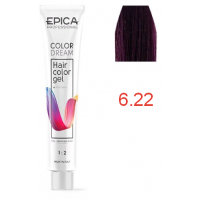 Гель-краска COLORDREAM 6.22 темно-русый фиолетовый интенсивный, 100мл