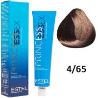 Крем-краска для волос PRINCESS ESSEX 4/65 шатен фиолетово-красный/дикая вишня 60мл