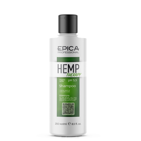 Шампунь для роста волос Hemp therapy ORGANIC, 250мл