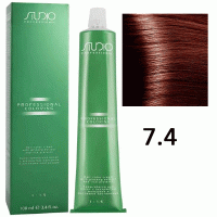 Крем-краска для волос Studio Professional Coloring 7.4 медно-коричневый блонд , 100мл