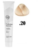 Краска для волос 360 PERMANENT HAIRCOLOR ТОН - .20, 100мл Краска для волос 360 PERMANENT HAIRCOLOR ТОН - .20, 100мл