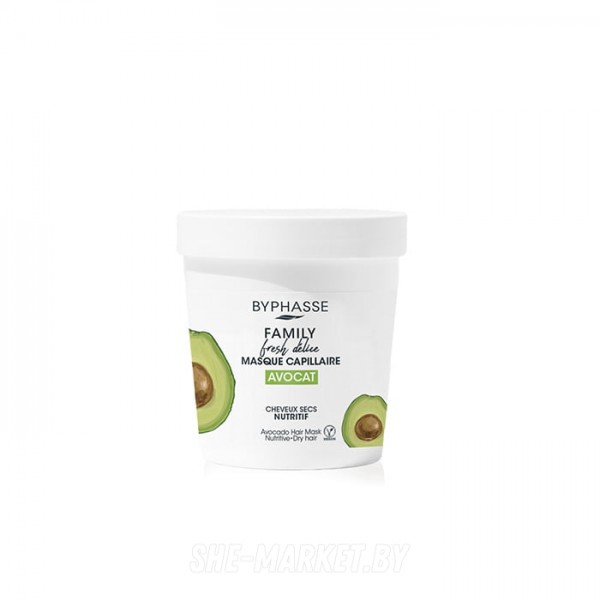 Маска для сухих и поврежденных волос FAMILY Авокадо, 250мл