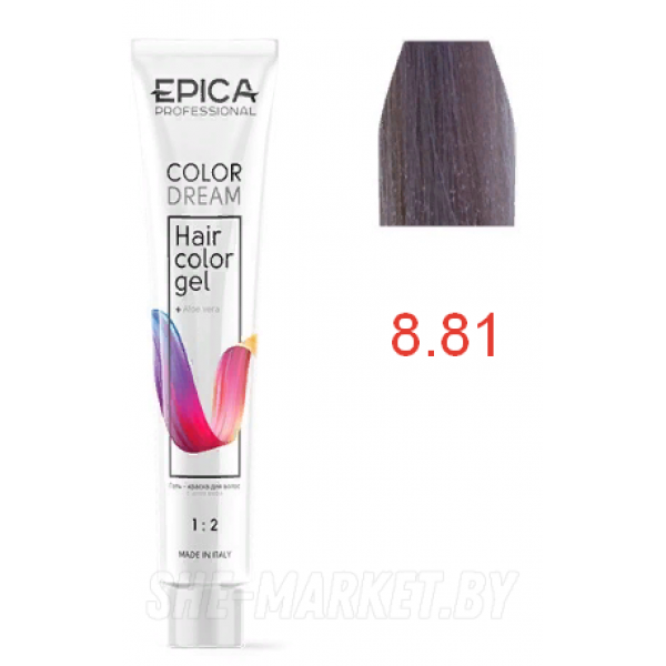 Гель-краска COLORDREAM 8.81 светло-русый жемчужно-пепельный, 100мл