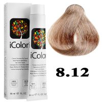 Крем-краска для волос iColori ТОН - 8.12 Морозный светло-русый, 90мл