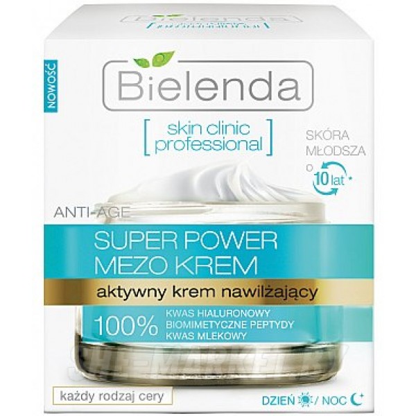 Активный увлажняющий крем дневной/ночной Skin Clinic Professional Mezo Anti-age, 50мл
