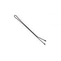 Невидимки коричневые, прямые 40 мм, 60 шт/уп, на блистере