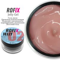Гель-желе камуфляжный для наращивания ногтей Jelly 02, 20гр