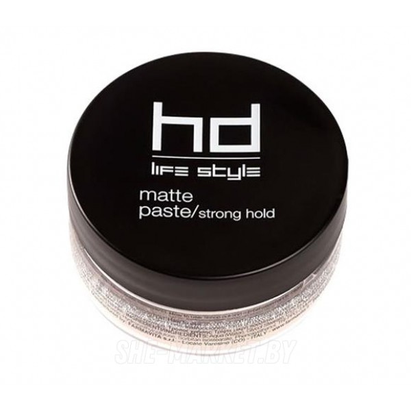 Матовая паста для укладки волос сильной фиксации HD Life Style, 50мл