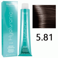 Крем-краска для волос Hyaluronic acid 5.81 Светлый коричневый шоколадно-пепельный, 100 мл Крем-краска для волос Hyaluronic acid 5.81 Светлый коричневый шоколадно-пепельный, 100 мл