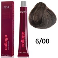 Краска для волос Collage creme hair color ТОН - 6/00, 60мл