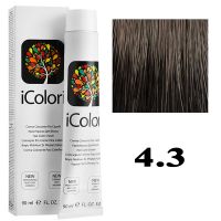 Крем-краска для волос iColori ТОН - 4.3 золотистый коричневый, 90мл