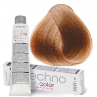 Краска для волос перманентная Techno Fruit Color 8/43 медный золотистый светлый блондин, 100мл Краска для волос перманентная Techno Fruit Color 8/43 медный золотистый светлый блондин, 100мл