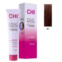 Безаммиачная крем-краска для волос Ionic Permanent Shine Hair Color 4C, 85гр
