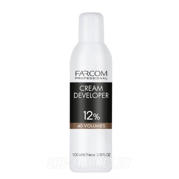 Окисляющий крем для волос Cream Developer 40 VOL 12%, 100мл